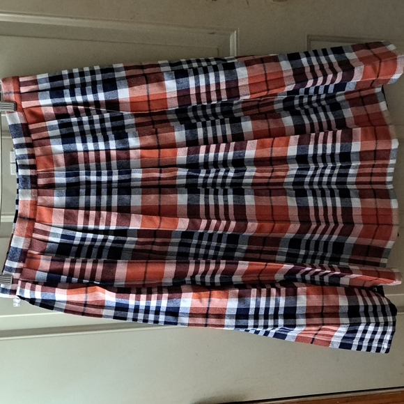 Urban Outfitters Pleated Plaid Midi Skirt - Picture 1 of 7